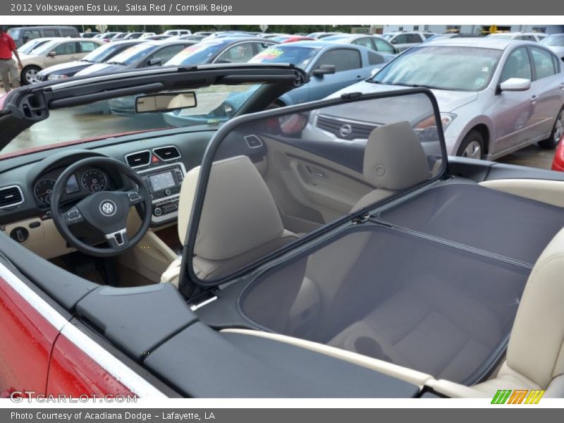 Salsa Red / Cornsilk Beige 2012 Volkswagen Eos Lux
