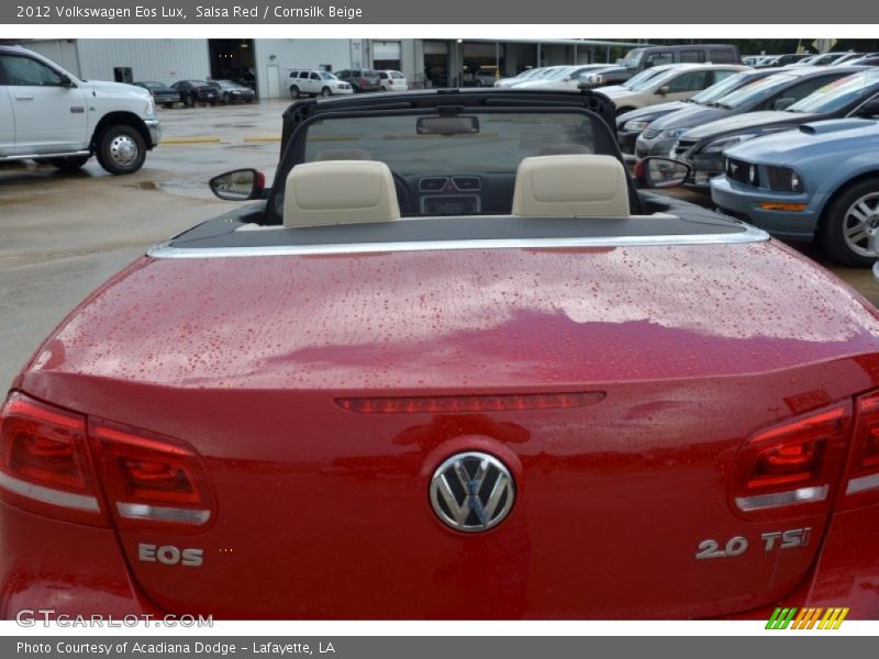 Salsa Red / Cornsilk Beige 2012 Volkswagen Eos Lux