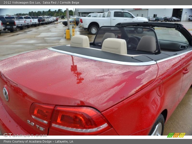 Salsa Red / Cornsilk Beige 2012 Volkswagen Eos Lux