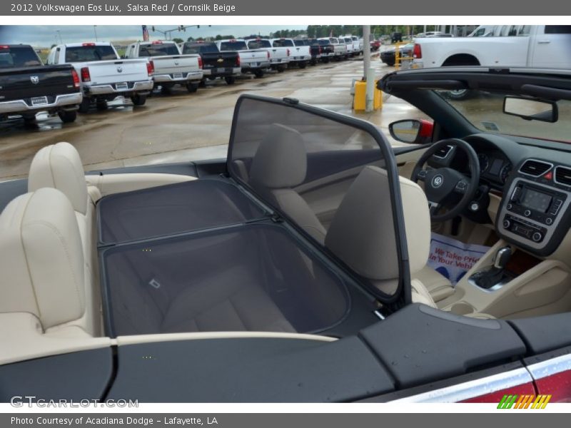 Salsa Red / Cornsilk Beige 2012 Volkswagen Eos Lux