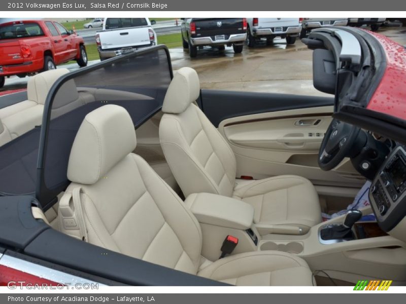 Salsa Red / Cornsilk Beige 2012 Volkswagen Eos Lux