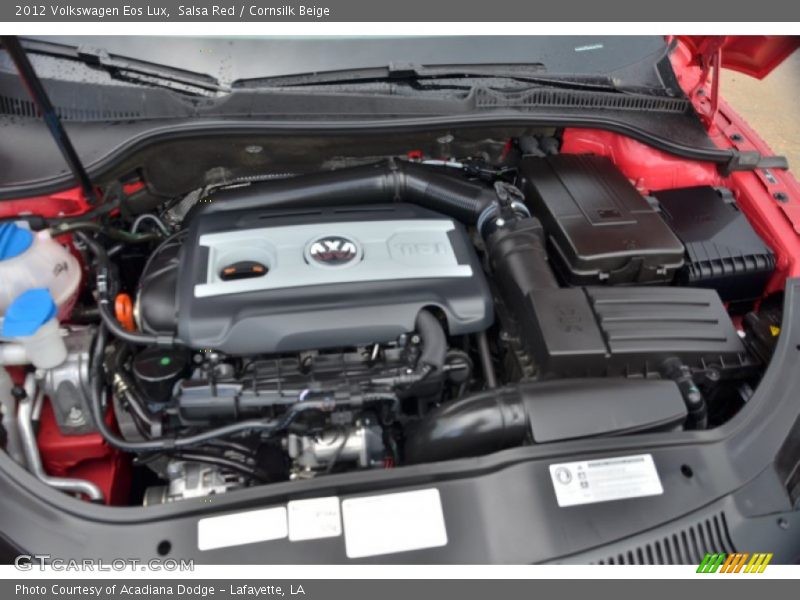 Salsa Red / Cornsilk Beige 2012 Volkswagen Eos Lux