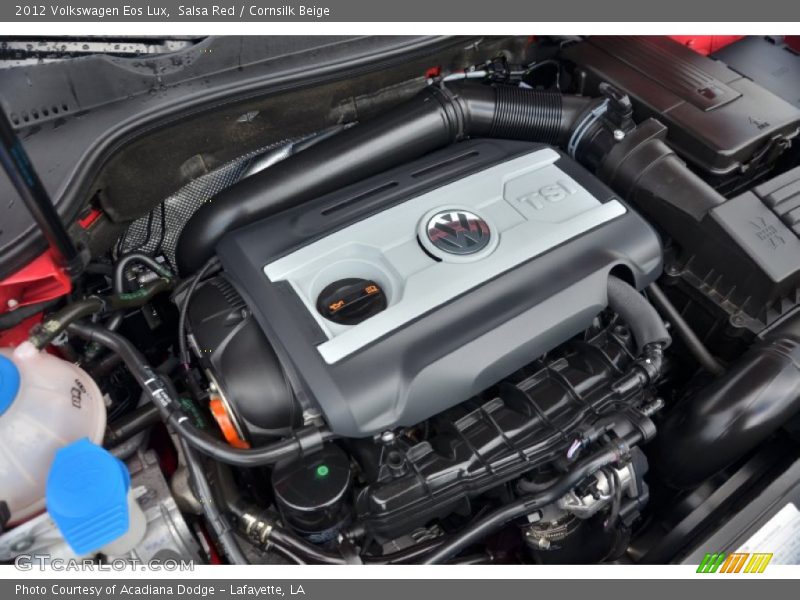 Salsa Red / Cornsilk Beige 2012 Volkswagen Eos Lux