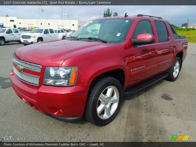 Sport Red Metallic / Ebony/Light Cashmere 2007 Chevrolet Avalanche LTZ