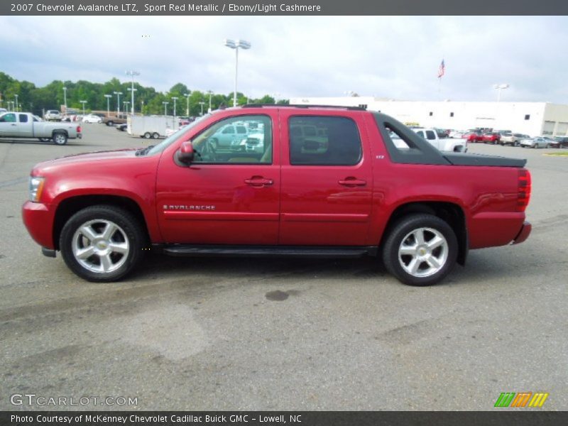 Sport Red Metallic / Ebony/Light Cashmere 2007 Chevrolet Avalanche LTZ