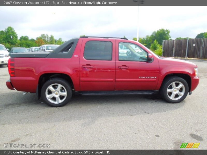 Sport Red Metallic / Ebony/Light Cashmere 2007 Chevrolet Avalanche LTZ