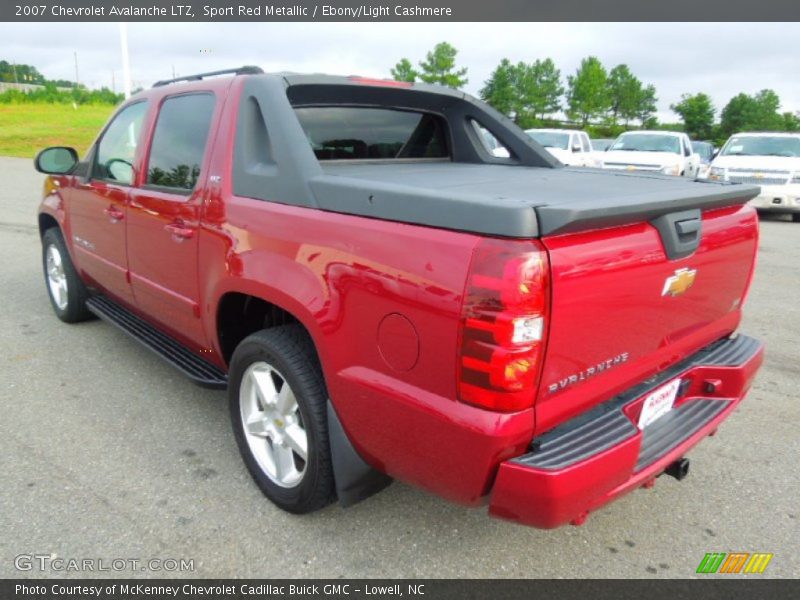 Sport Red Metallic / Ebony/Light Cashmere 2007 Chevrolet Avalanche LTZ