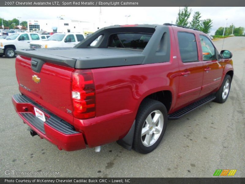 Sport Red Metallic / Ebony/Light Cashmere 2007 Chevrolet Avalanche LTZ