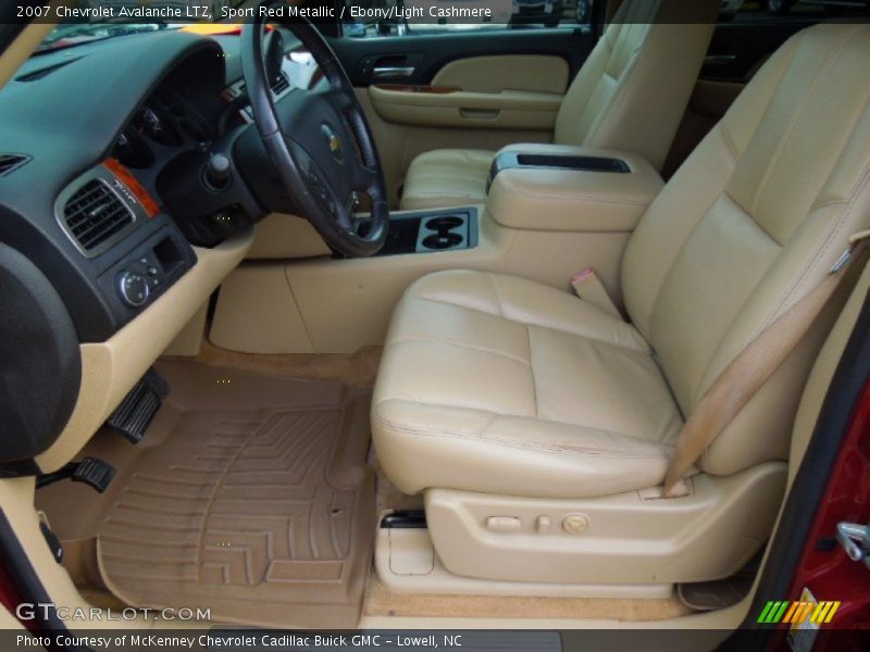 Sport Red Metallic / Ebony/Light Cashmere 2007 Chevrolet Avalanche LTZ