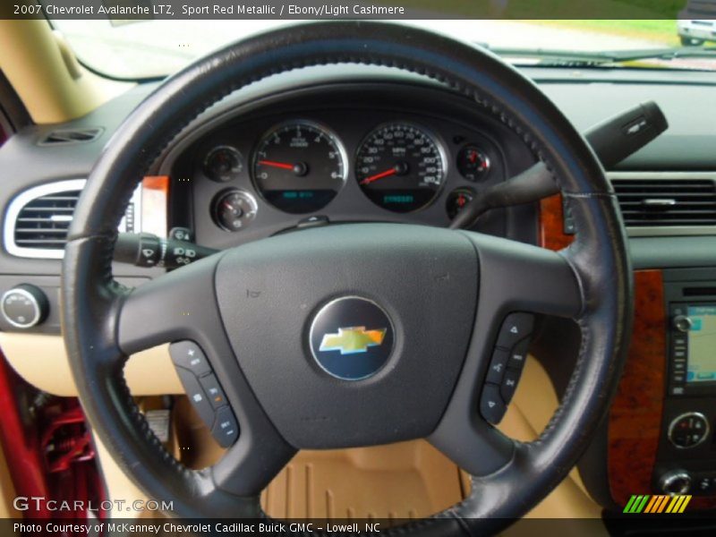 Sport Red Metallic / Ebony/Light Cashmere 2007 Chevrolet Avalanche LTZ