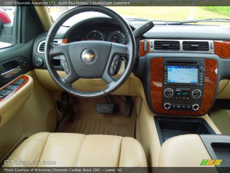 Sport Red Metallic / Ebony/Light Cashmere 2007 Chevrolet Avalanche LTZ