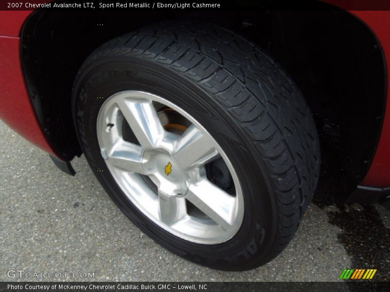 Sport Red Metallic / Ebony/Light Cashmere 2007 Chevrolet Avalanche LTZ
