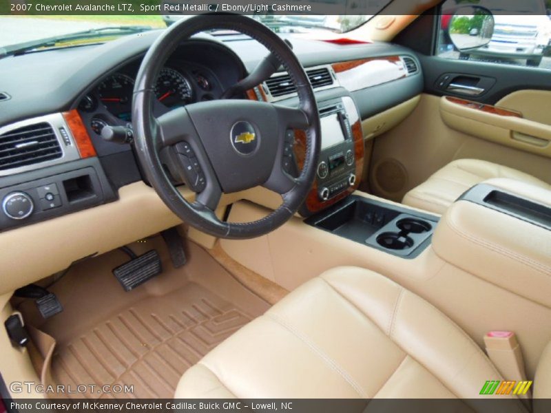 Sport Red Metallic / Ebony/Light Cashmere 2007 Chevrolet Avalanche LTZ