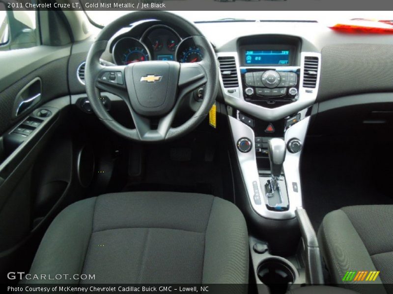 Gold Mist Metallic / Jet Black 2011 Chevrolet Cruze LT