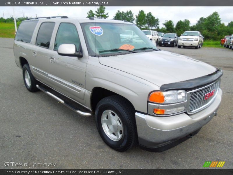 Silver Birch Metallic / Neutral/Shale 2005 GMC Yukon XL SLT