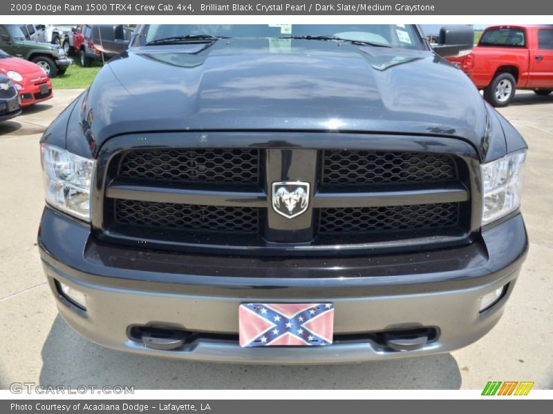 Brilliant Black Crystal Pearl / Dark Slate/Medium Graystone 2009 Dodge Ram 1500 TRX4 Crew Cab 4x4