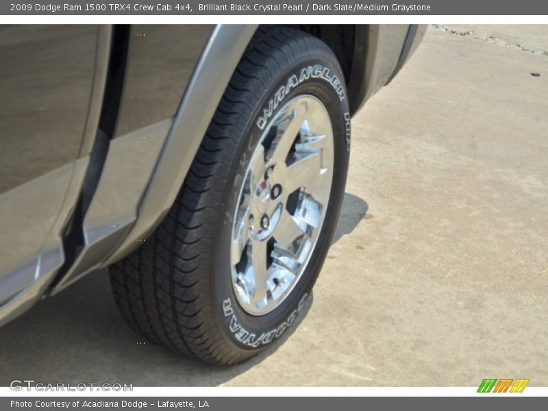 Brilliant Black Crystal Pearl / Dark Slate/Medium Graystone 2009 Dodge Ram 1500 TRX4 Crew Cab 4x4