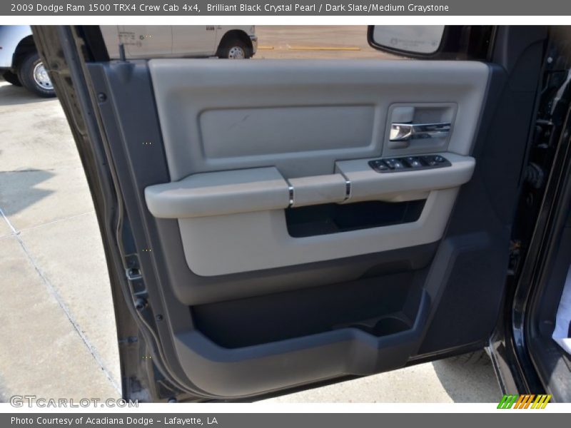 Brilliant Black Crystal Pearl / Dark Slate/Medium Graystone 2009 Dodge Ram 1500 TRX4 Crew Cab 4x4