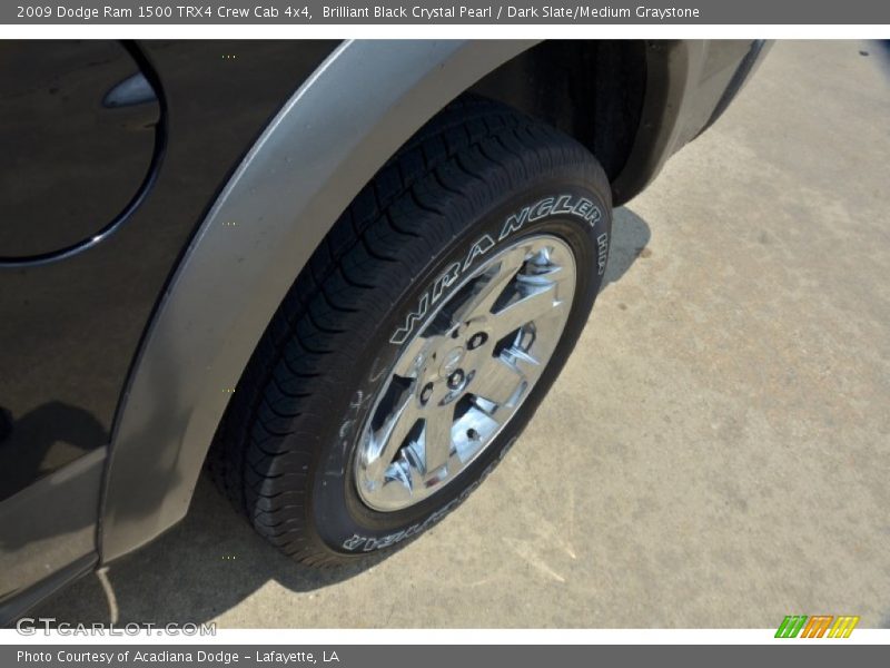 Brilliant Black Crystal Pearl / Dark Slate/Medium Graystone 2009 Dodge Ram 1500 TRX4 Crew Cab 4x4