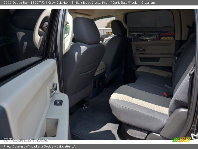Brilliant Black Crystal Pearl / Dark Slate/Medium Graystone 2009 Dodge Ram 1500 TRX4 Crew Cab 4x4