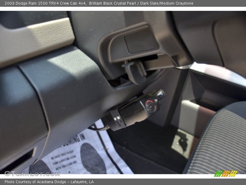 Brilliant Black Crystal Pearl / Dark Slate/Medium Graystone 2009 Dodge Ram 1500 TRX4 Crew Cab 4x4