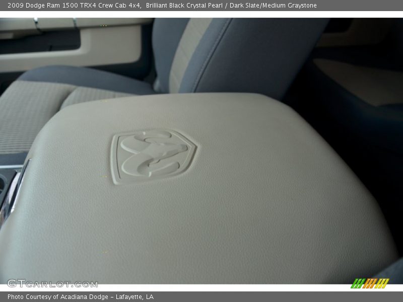 Brilliant Black Crystal Pearl / Dark Slate/Medium Graystone 2009 Dodge Ram 1500 TRX4 Crew Cab 4x4