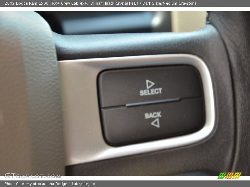 Brilliant Black Crystal Pearl / Dark Slate/Medium Graystone 2009 Dodge Ram 1500 TRX4 Crew Cab 4x4