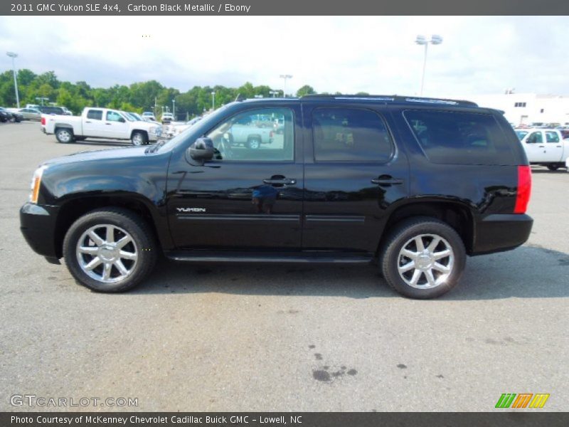 Carbon Black Metallic / Ebony 2011 GMC Yukon SLE 4x4