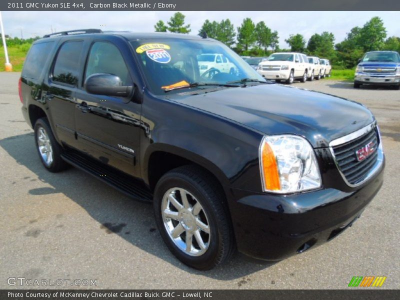 Carbon Black Metallic / Ebony 2011 GMC Yukon SLE 4x4