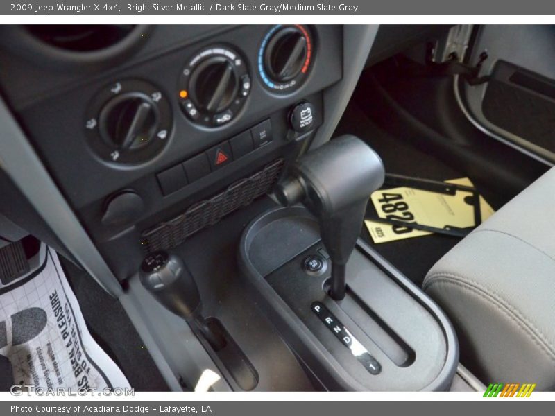Bright Silver Metallic / Dark Slate Gray/Medium Slate Gray 2009 Jeep Wrangler X 4x4