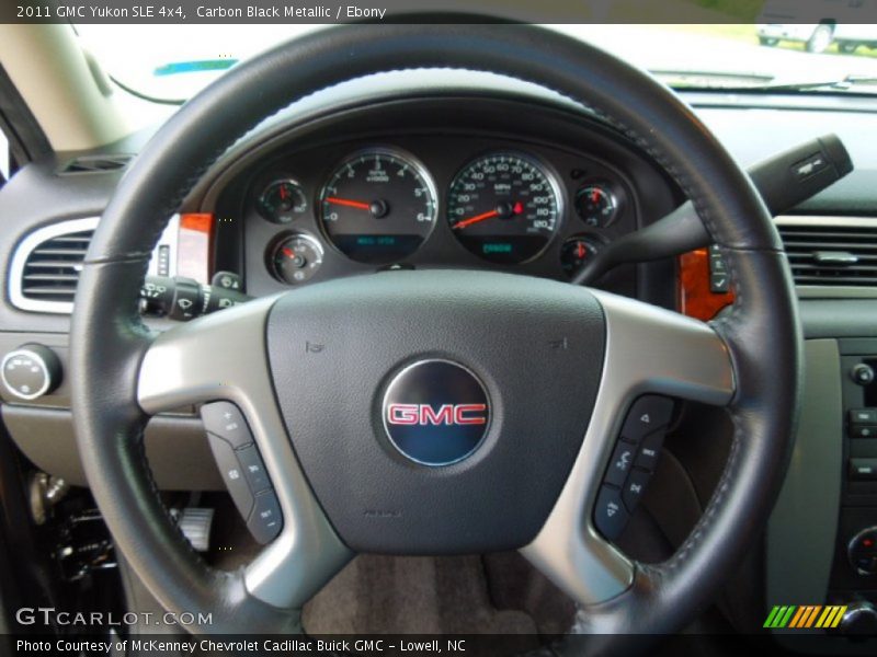 Carbon Black Metallic / Ebony 2011 GMC Yukon SLE 4x4