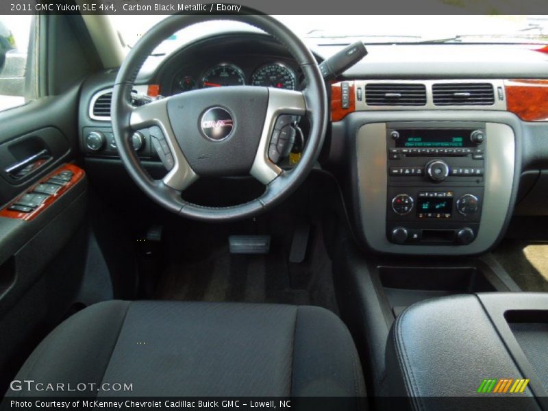 Carbon Black Metallic / Ebony 2011 GMC Yukon SLE 4x4