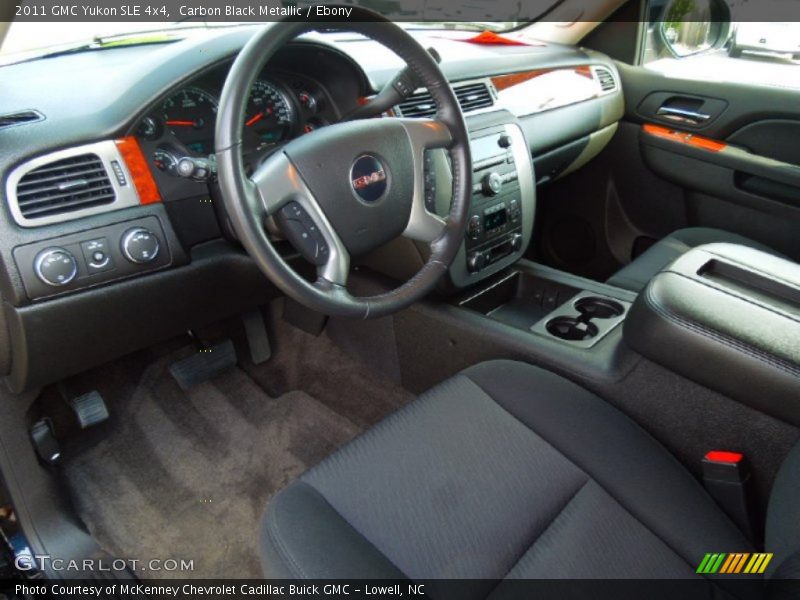 Carbon Black Metallic / Ebony 2011 GMC Yukon SLE 4x4