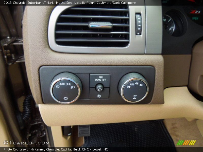 Controls of 2013 Suburban LT 4x4