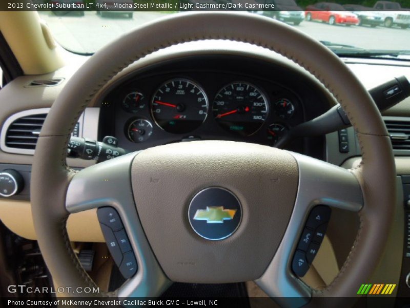 Mocha Steel Metallic / Light Cashmere/Dark Cashmere 2013 Chevrolet Suburban LT 4x4