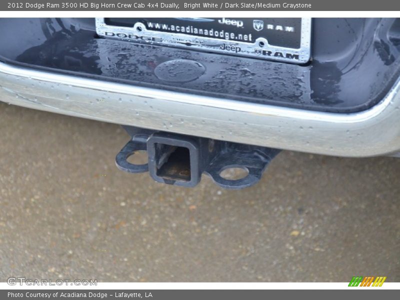 Bright White / Dark Slate/Medium Graystone 2012 Dodge Ram 3500 HD Big Horn Crew Cab 4x4 Dually