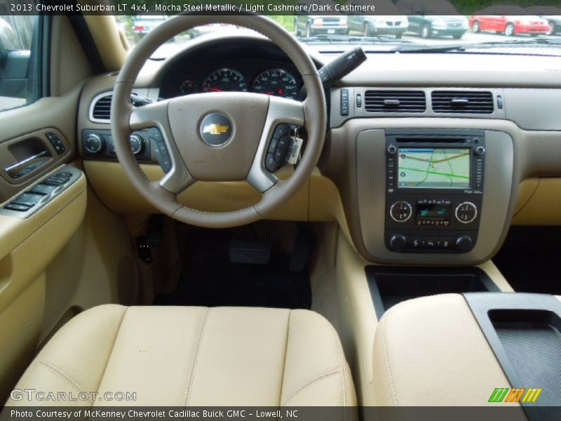 Mocha Steel Metallic / Light Cashmere/Dark Cashmere 2013 Chevrolet Suburban LT 4x4