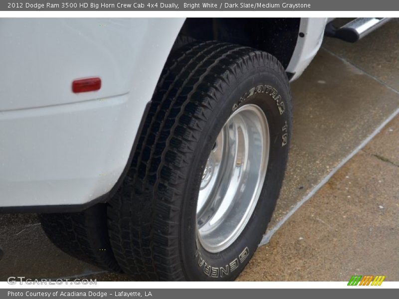 Bright White / Dark Slate/Medium Graystone 2012 Dodge Ram 3500 HD Big Horn Crew Cab 4x4 Dually