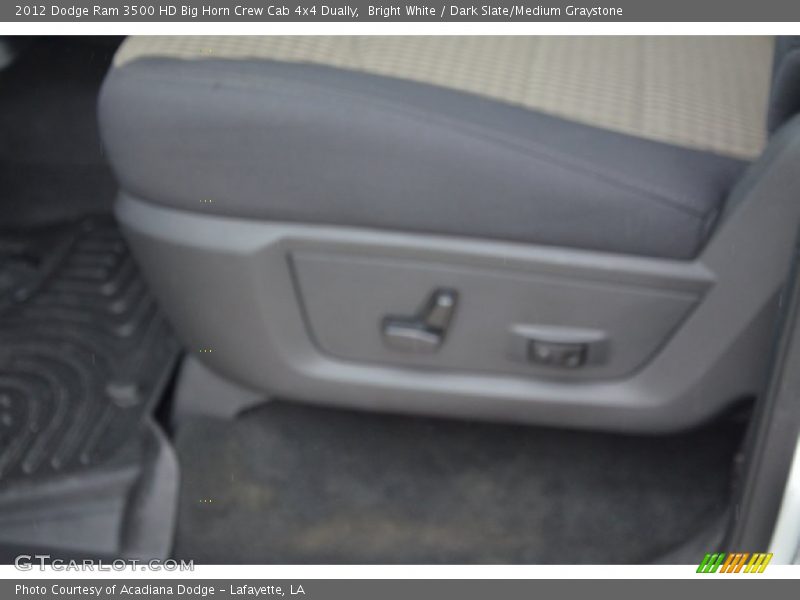 Bright White / Dark Slate/Medium Graystone 2012 Dodge Ram 3500 HD Big Horn Crew Cab 4x4 Dually