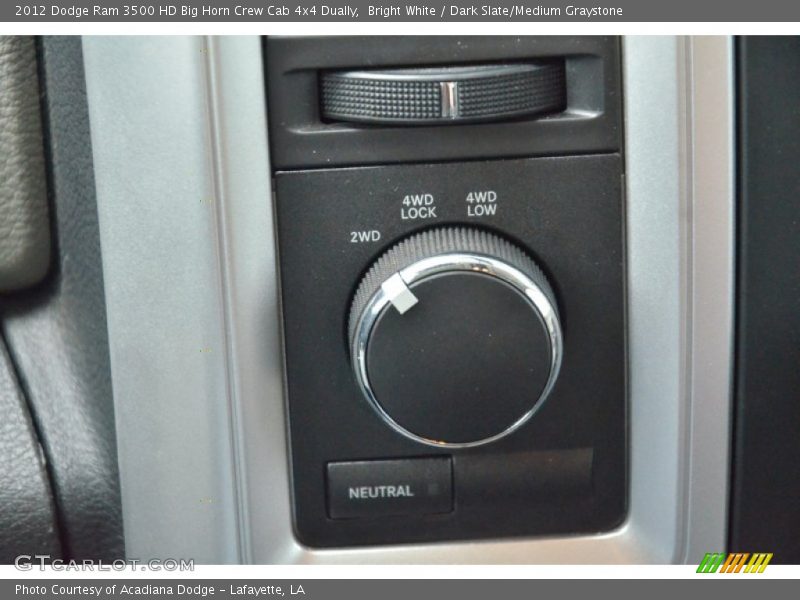 Bright White / Dark Slate/Medium Graystone 2012 Dodge Ram 3500 HD Big Horn Crew Cab 4x4 Dually