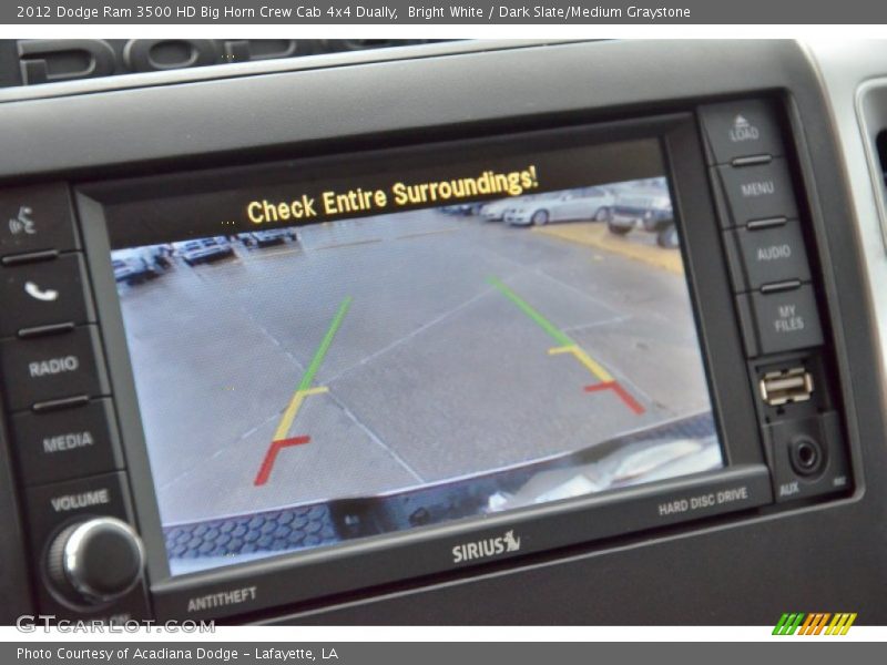 Bright White / Dark Slate/Medium Graystone 2012 Dodge Ram 3500 HD Big Horn Crew Cab 4x4 Dually