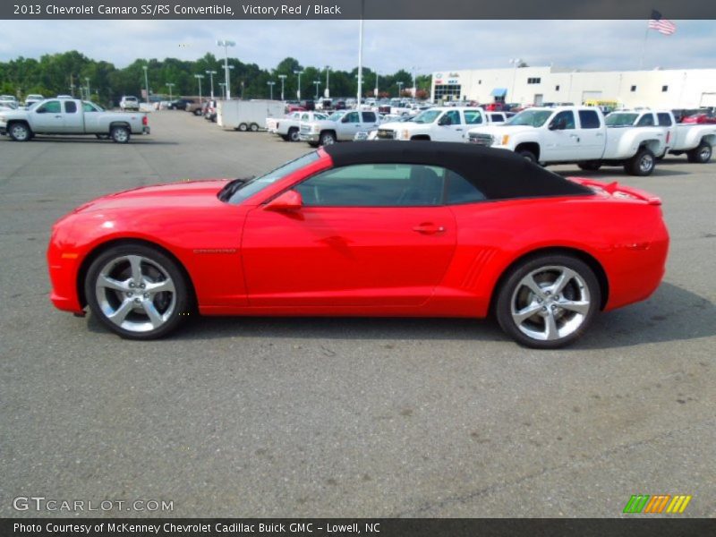 Victory Red / Black 2013 Chevrolet Camaro SS/RS Convertible