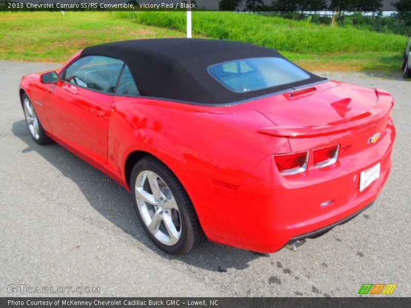 Victory Red / Black 2013 Chevrolet Camaro SS/RS Convertible
