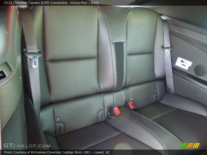 Rear Seat of 2013 Camaro SS/RS Convertible
