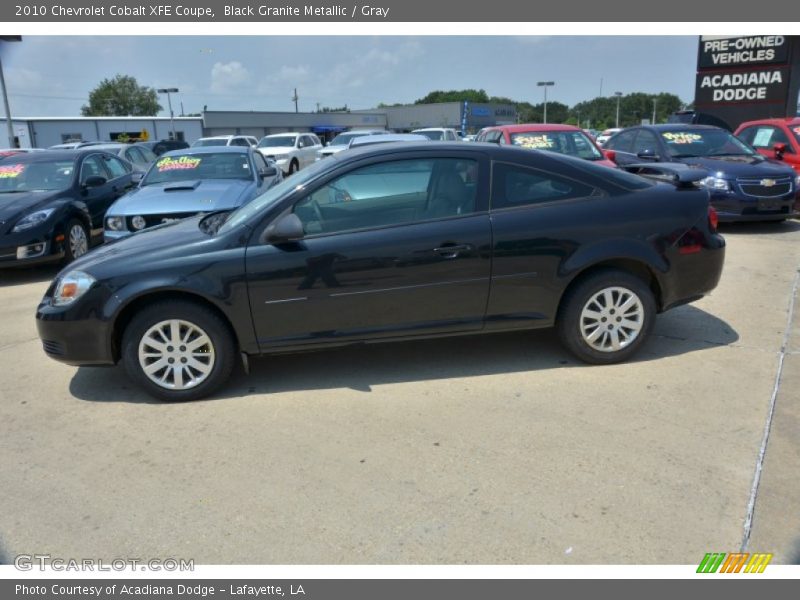 Black Granite Metallic / Gray 2010 Chevrolet Cobalt XFE Coupe