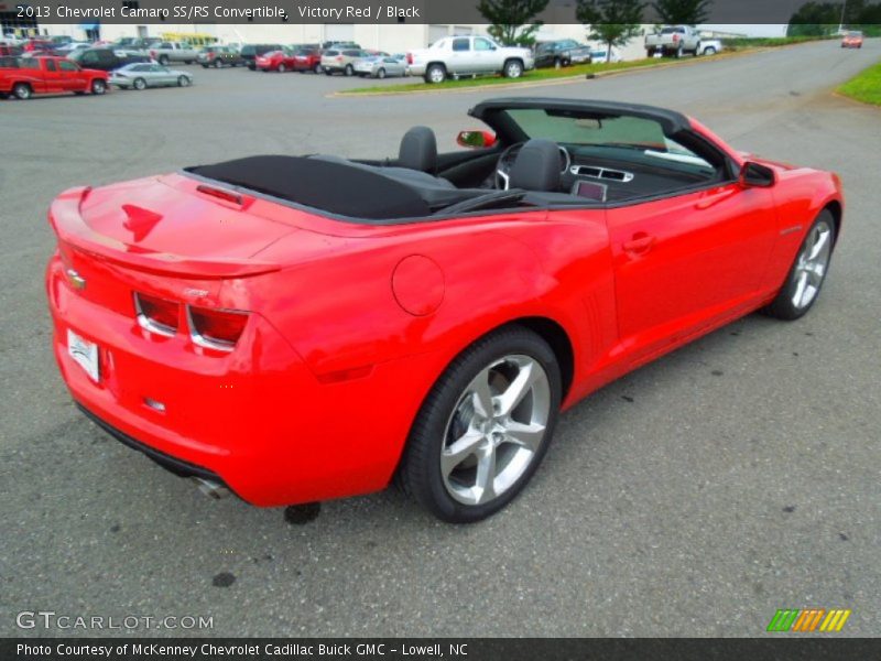 Victory Red / Black 2013 Chevrolet Camaro SS/RS Convertible