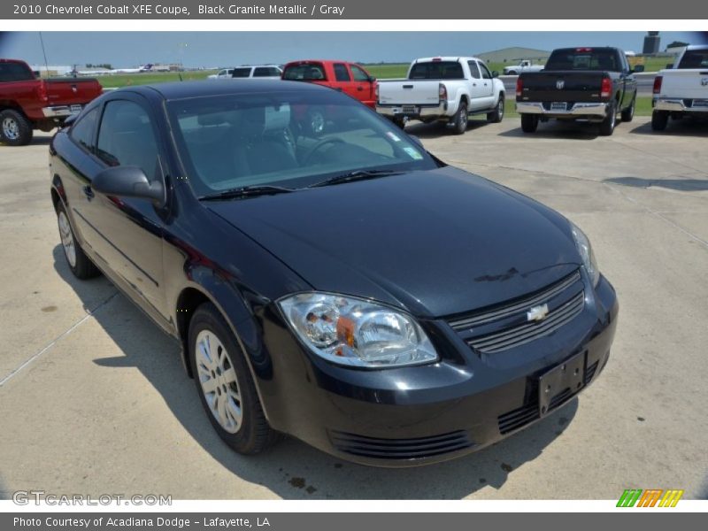 Black Granite Metallic / Gray 2010 Chevrolet Cobalt XFE Coupe