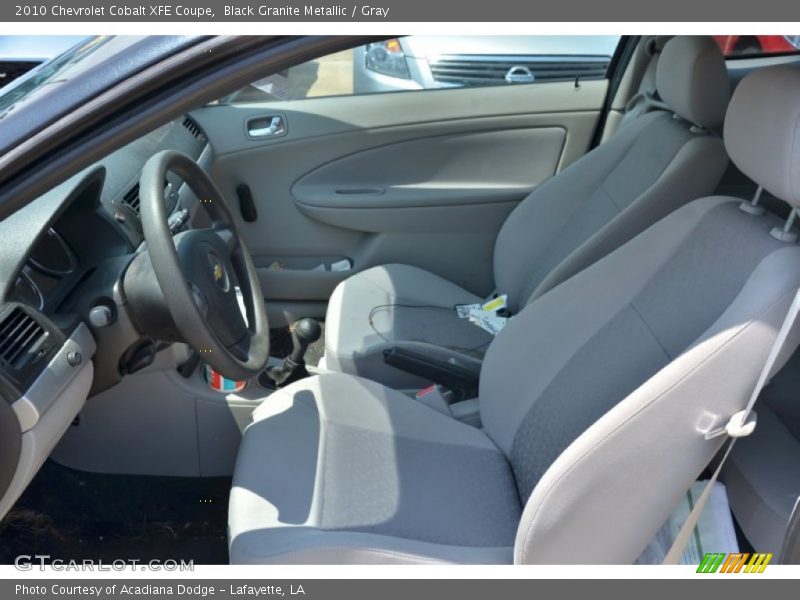 Black Granite Metallic / Gray 2010 Chevrolet Cobalt XFE Coupe