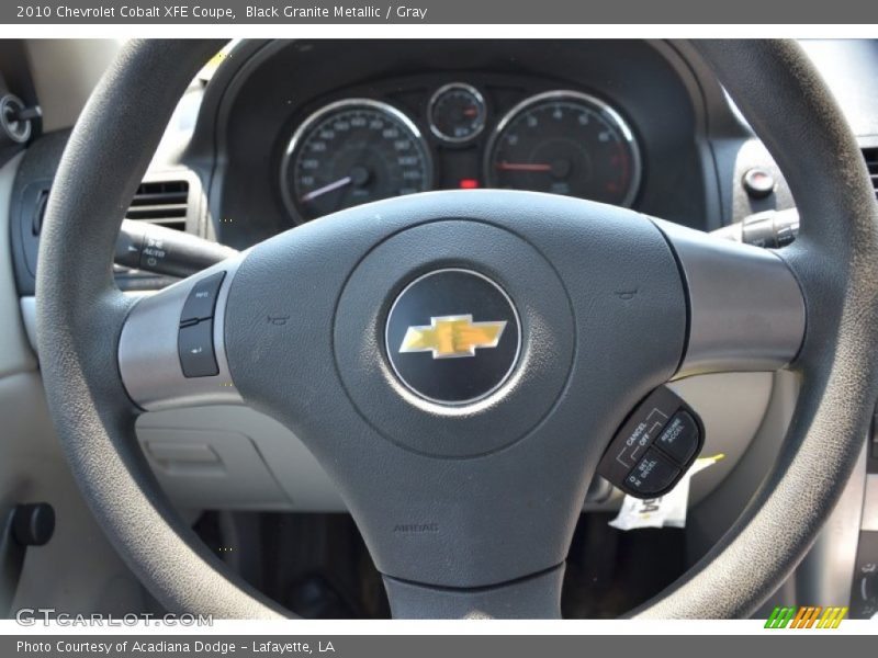 Black Granite Metallic / Gray 2010 Chevrolet Cobalt XFE Coupe