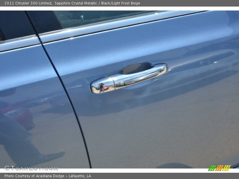 Sapphire Crystal Metallic / Black/Light Frost Beige 2011 Chrysler 300 Limited